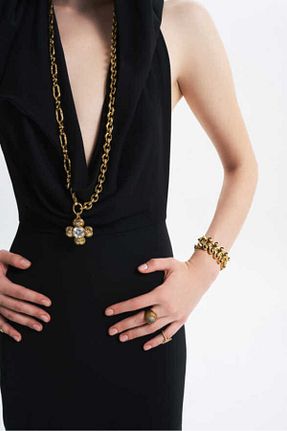 دستبند جواهر طلائی زنانه سنگ طبیعی Mon Reve - کد 829655952