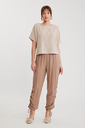 بلوز طوسی زنانه ساده Vitrin - کد 815616005