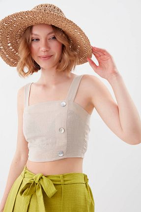 بلوز طوسی زنانه ساده Vitrin - کد 736413543