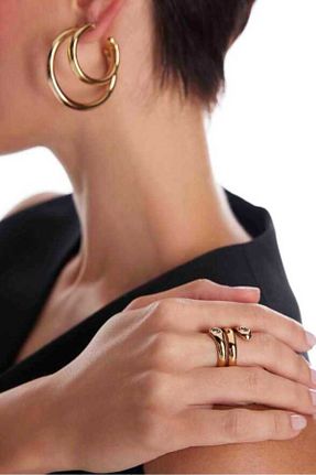 انگشتر جواهر طلائی زنانه سنگ طبیعی Mon Reve - کد 780621960