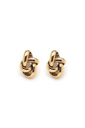 گوشواره جواهر طلائی روکش طلا Mon Reve - کد 822747433