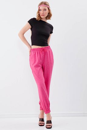 شلوار صورتی زنانه بافتنی Vitrin - کد 736782175