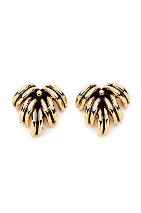 گوشواره جواهر طلائی روکش طلا Mon Reve - کد 817877628