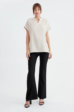 بلوز طوسی زنانه ساده Vitrin - کد 834578761
