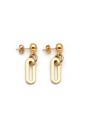 گوشواره جواهر طلائی روکش طلا Mon Reve - کد 774811202