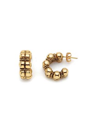 گوشواره جواهر طلائی سنگ طبیعی Mon Reve - کد 270932794