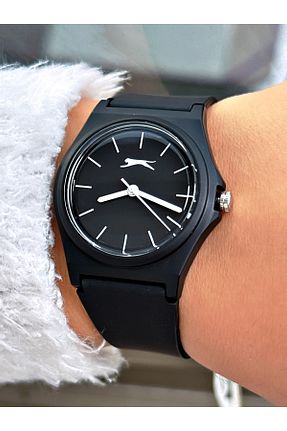 ساعت مچی مشکی زنانه 31-35 میلی متر Slazenger - کد 890361676