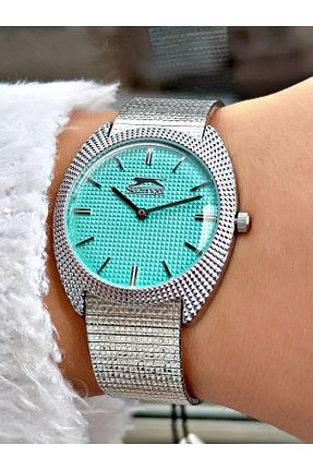 ساعت مچی فیروزه ای زنانه 31-35 میلی متر Slazenger - کد 890363588