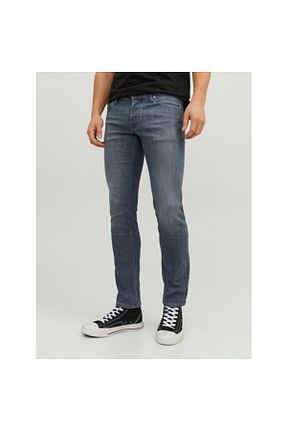شلوار جین طوسی مردانه پاچه تنگ Jack & Jones - کد 744834869