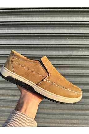 کفش کژوال زرد مردانه چرم مصنوعی TAZELER.SHOES - کد 890371842