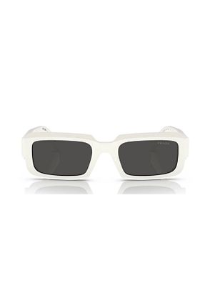 عینک آفتابی طوسی زنانه مستطیل Prada - کد 869557679