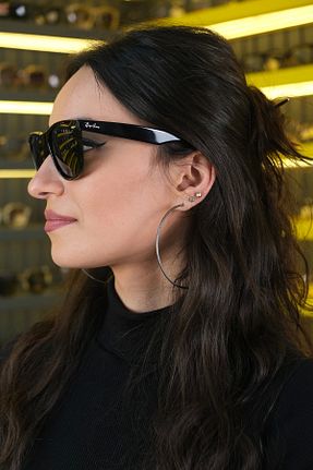 عینک آفتابی طوسی زنانه UV400 Ray-Ban - کد 870829854
