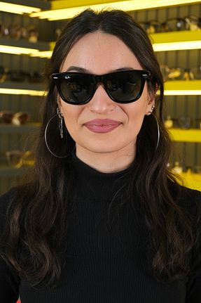 عینک آفتابی طوسی زنانه UV400 Ray-Ban - کد 870829854