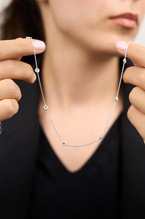 گردنبند نقره زنانه 925 عیار Elika Silver - کد 890174022