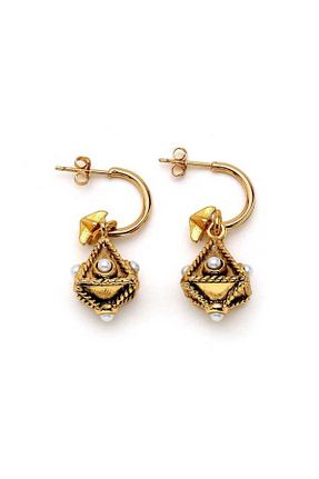گوشواره مروارید طلائی Mon Reve - کد 288499264