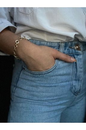 دستبند استیل (فولاد) زرد زنانه روکش طلا TERE STYLE - کد 882564777