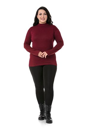 بادی سایز بزرگ زرشکی زنانه رگولار DISENTIS MODEST - کد 754212140