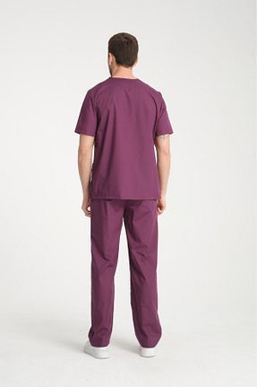 ست بالاتنه و پائین تنه زرشکی زنانه پنبه ای Geta - کد 891397927