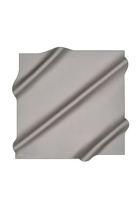 روسری طوسی پلی استر Aker - کد 809974106