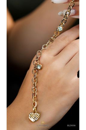 دستبند طلا طلائی زنانه 14 عیار CETAŞ - کد 891400384