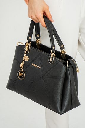 کیف دوشی مشکی زنانه چرم مصنوعی mıchael polo - کد 890442268