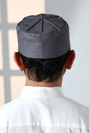 کلاه طوسی مردانه پنبه ای ihvanonline - کد 890445240