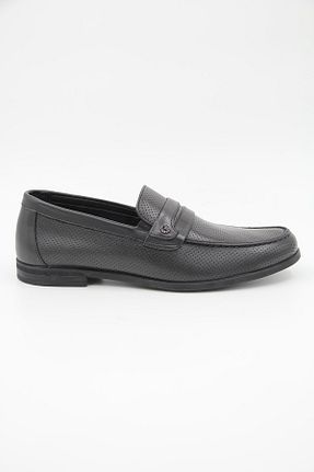 کفش کلاسیک مشکی مردانه چرم خالص Greyder - کد 96344753