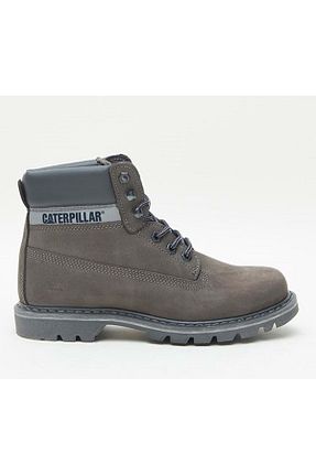بوت / نیم بوت طوسی زنانه چرم خالص Caterpillar - کد 364665297
