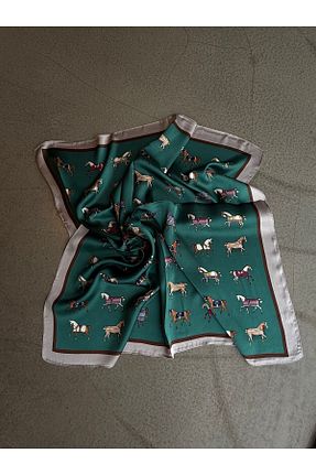 دستمال گردن سبز زنانه minebag - کد 890456126