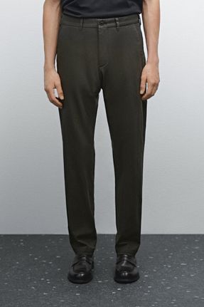 شلوار سبز مردانه پنبه ای Massimo Dutti - کد 890457515