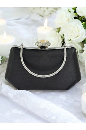 کفش مجلسی مشکی زنانه پاشنه ضخیم GUİZA - کد 890460420