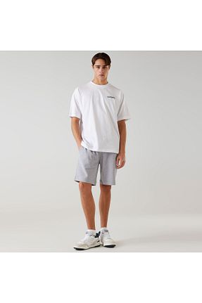 شلوارک و برمودا طوسی مردانه رگولار Lacoste - کد 890470897