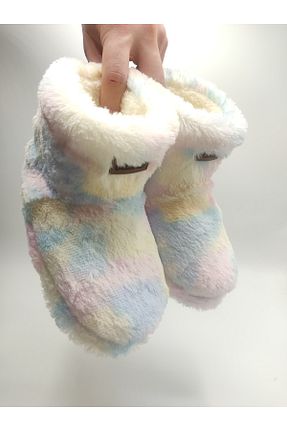 پاندوف سفید بچه گانه مخملی fluffy - کد 891714130