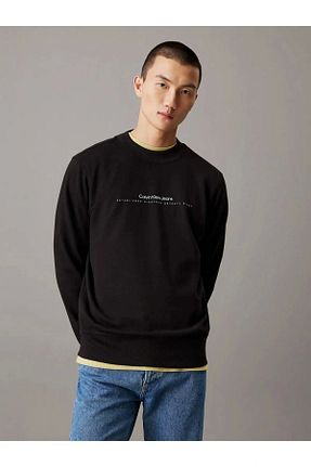 سوئیشرت مشکی مردانه ساده Calvin Klein - کد 887090880