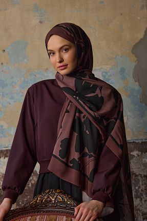 شال متالیک زنانه ویسکون Şalland - کد 890642402