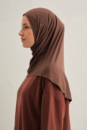 کلاه شنای حجاب قهوه ای زنانه Armine - کد 890482561