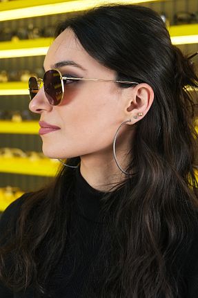 عینک آفتابی قهوه ای زنانه UV400 Ray-Ban - کد 870818412