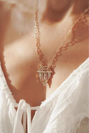گردنبند استیل ( فولاد ) رنگی استیل (فولاد) AŞIK ACCESSORIES - کد 890491438