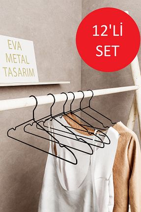 آویز مشکی فلزی EVA METAL TASARIM - کد 891498497