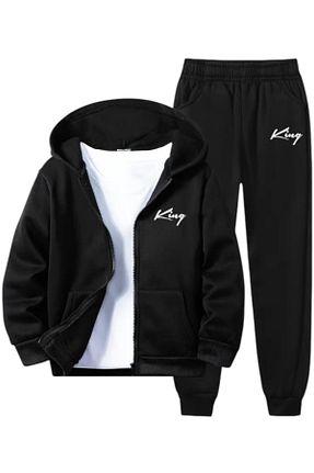 ست کرمکن اسپرت مشکی بچه گانه پنبه ای Merry Store - کد 891522071
