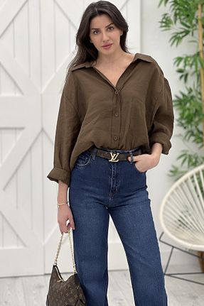 پیراهن خاکی زنانه رگولار Act Pepicino Kids&Boutique - کد 890502901