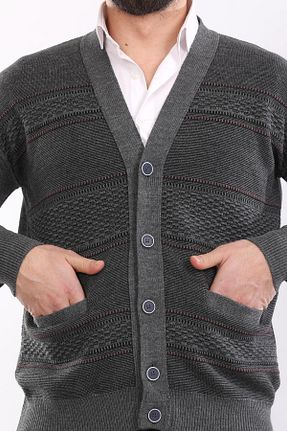 رویه طوسی مردانه اکریلیک HEDEFNUR TEKSTİL - کد 890504313