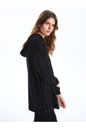 تونیک مشکی زنانه پنبه پلی استر LC Waikiki - کد 893975301