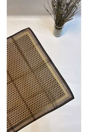 روسری قهوه ای 90 x 90 Onur - کد 890509407