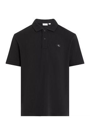 پولوشرت مشکی مردانه پنبه ای Calvin Klein - کد 890504423
