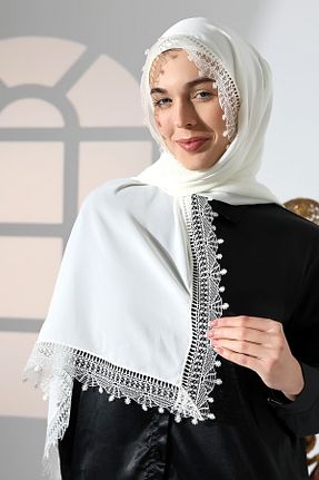 روسری سفید پنبه ای ihvanonline - کد 890503938