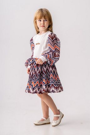 ست بالاتنه و پائین تنه قهوه ای بچه گانه بافتنی HAUSEkids - کد 891524278