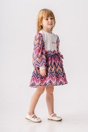 ست بالاتنه و پائین تنه صورتی بچه گانه بافتنی HAUSEkids - کد 891524188