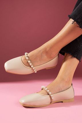 بابت بژ زنانه چرم لاکی FUGA MODA - کد 890526949