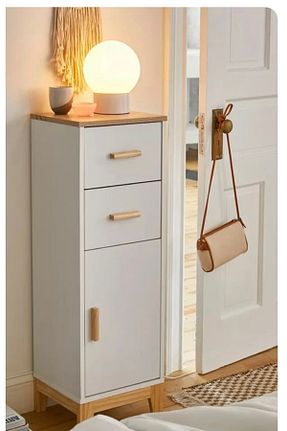 کابینت چند منظوره سفید چوب retron atölye woodworks - کد 890535766